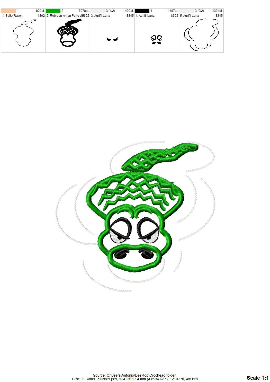 Peeking Alligator in water – Instant Download | Artapli