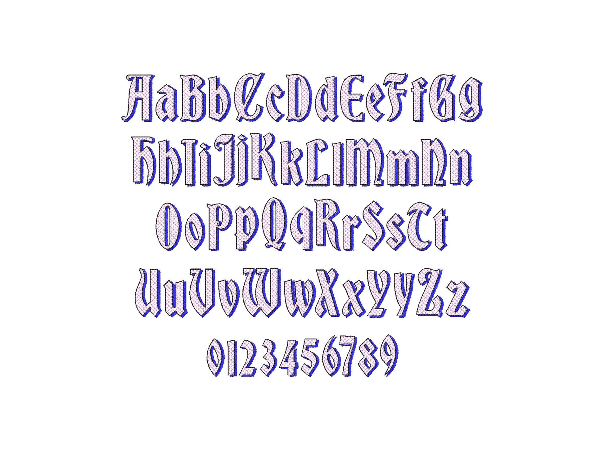 Glitter Shadow Font Old Style Font monogram HTV glitter vinyl alphabet letters machine embroidery designs