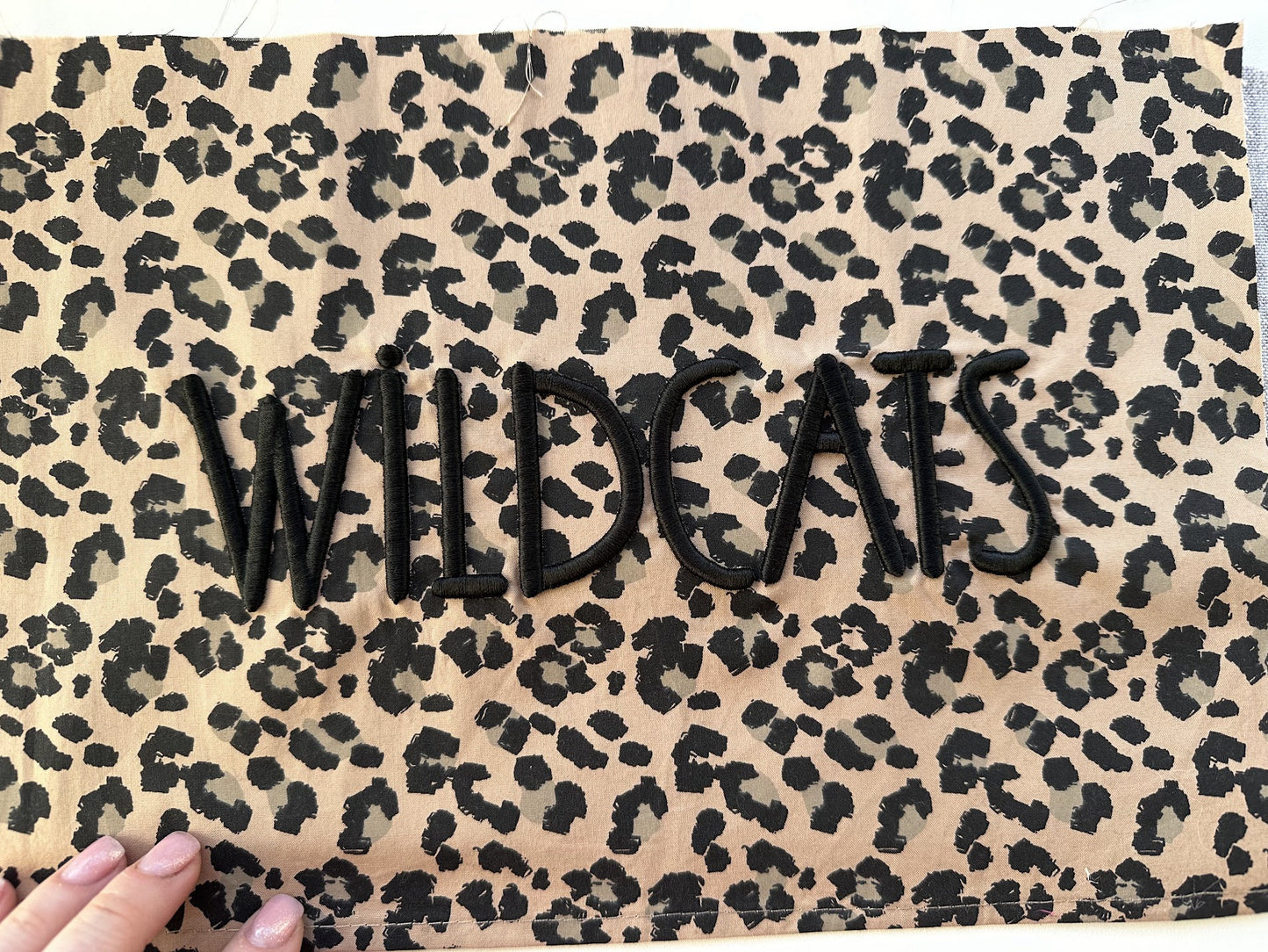 Puff Wildcats Embroidery font machine embroidery designs 3D raised Puffy Foam Wild alphabet monogram Block Font