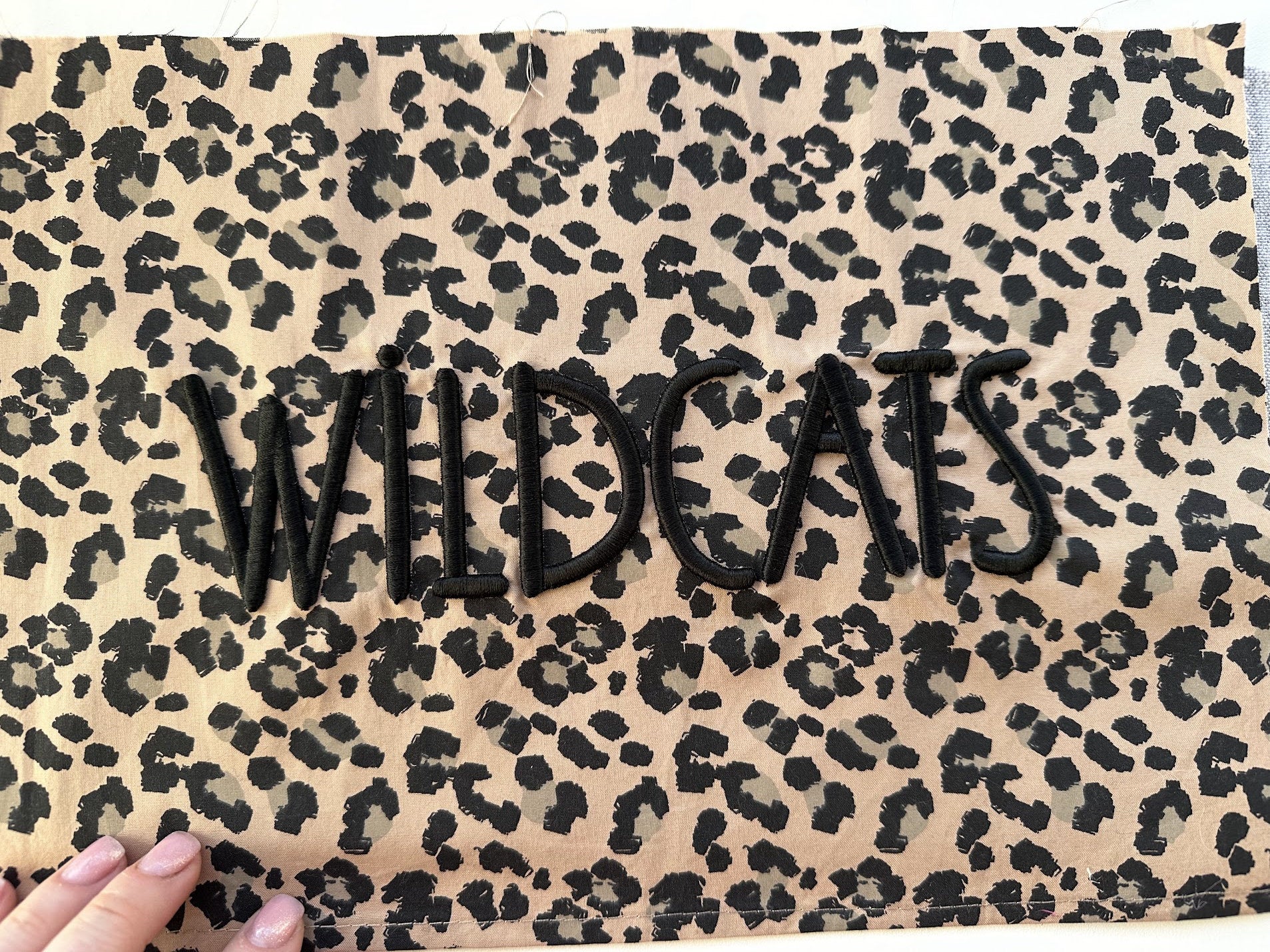 Puff Wildcats Embroidery font machine embroidery designs 3D raised Puffy Foam Wild alphabet monogram Block Font