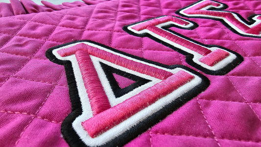 Greek sororities fraternities Puff Sport Varsity Embroidery font Applique machine embroidery designs 3D raised Puffy Foam