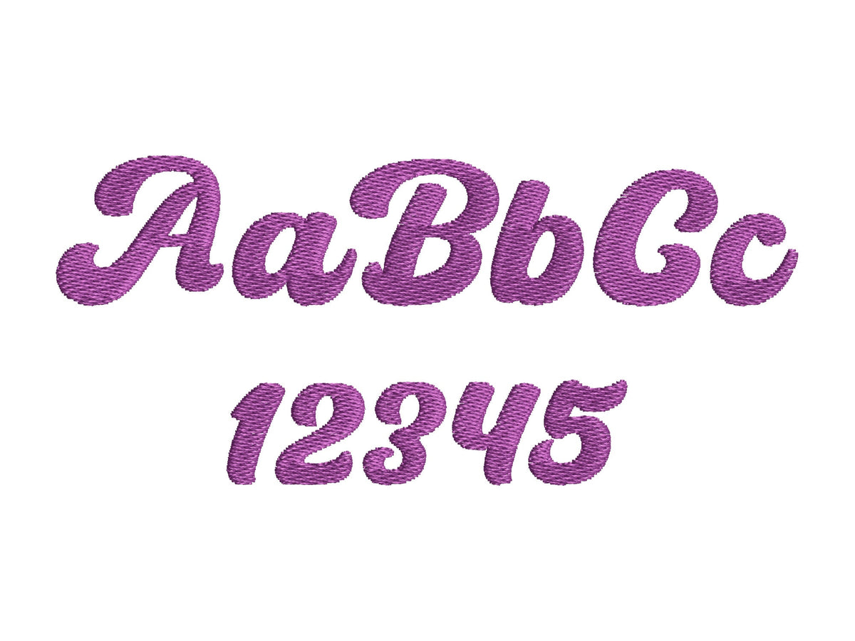 Fill Stitch Script Font