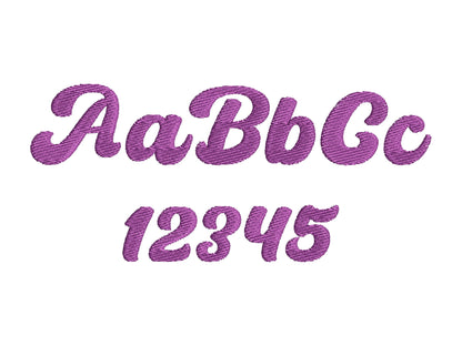 Fill Stitch Script Font