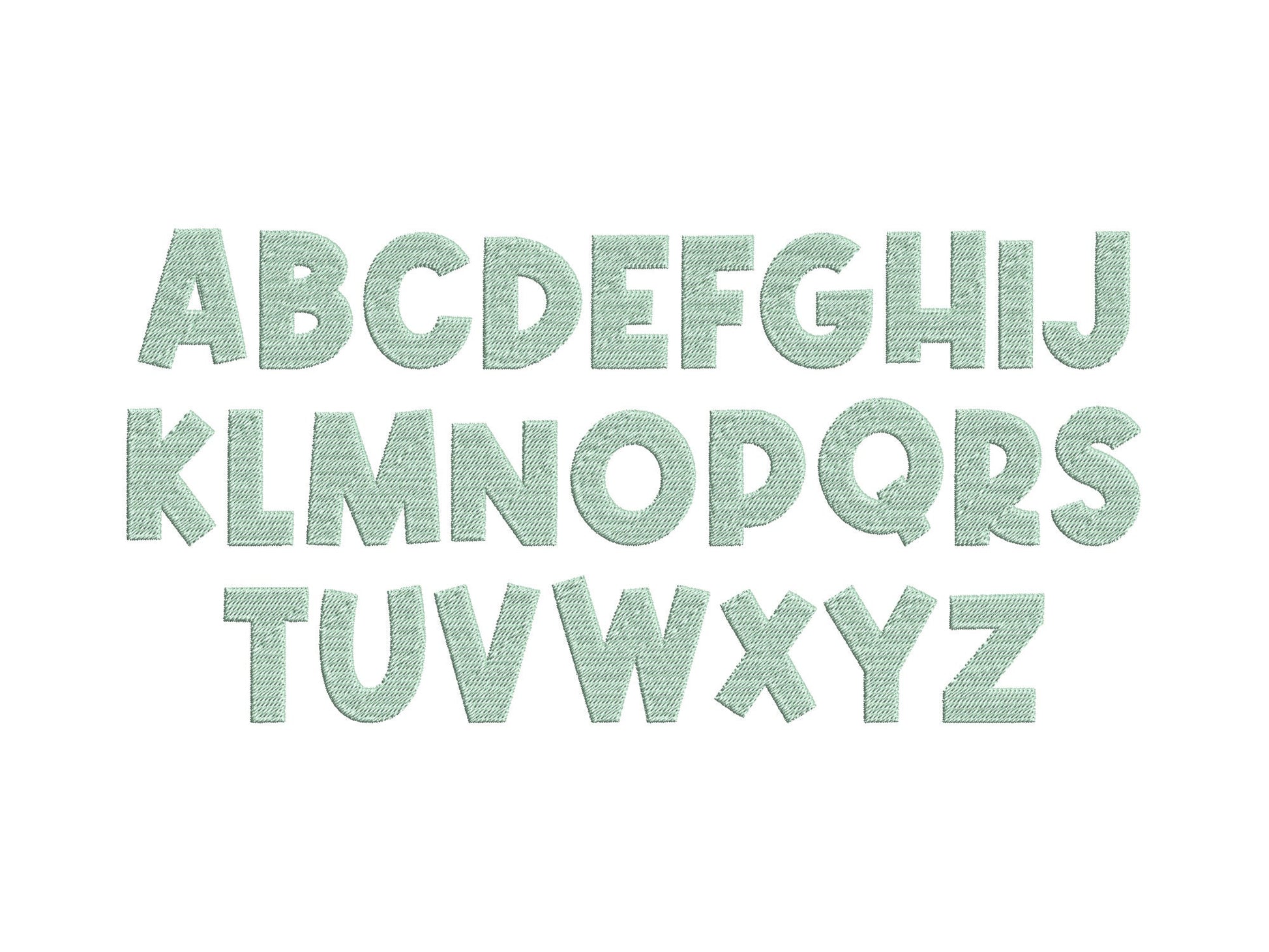 SET of 4 Patterned Fonts Tutti Frutti Summer Watermelon Strawberry Pineapple Alphabet Letters Machine Embroidery Design