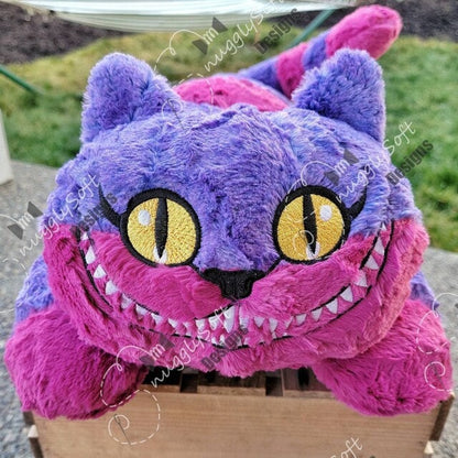 Cheshire Cat Smile – Animal machine embroidery design by Artapli