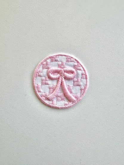 Puff little bow machine embroidery design file 3D raised Puffy Foam bow monogram mini add-on Patch