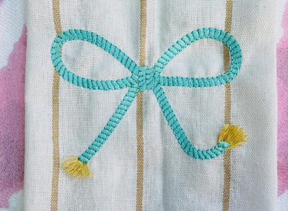 Rope Bow Fringed Fluffy Rope Ends Tassel Rope Stitch Cowboy Farm Towel Napkin Decoration Machine Embroidery Designs Multiple Sizes 4 to 8in - Etsy
