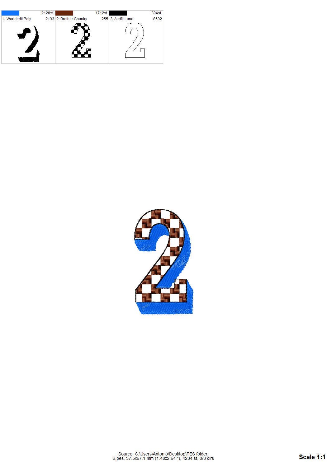Patterned Retro Shadow Font