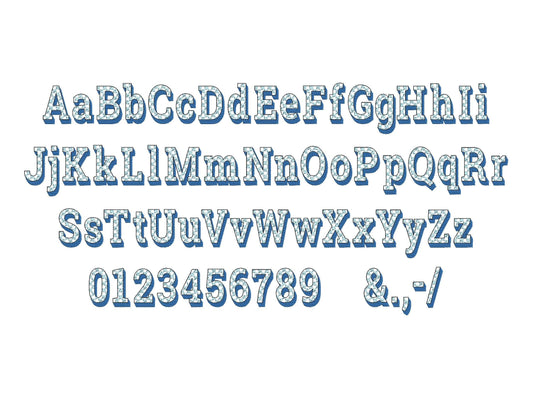 Patterned Retro Shadow Font