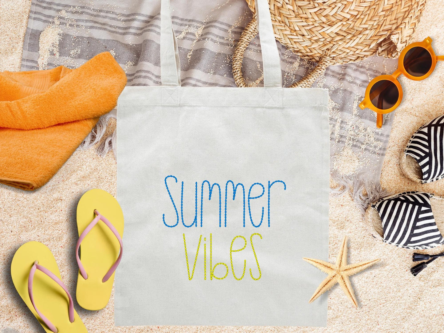 Hand stitch effect FONT machine embroidery designs in multiple sizes from 1 to 3.4 inches alphabet letters numbers seed bean stitch, BX incl