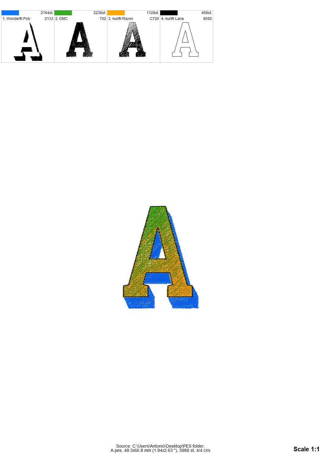 Ombre Block Shadow Font