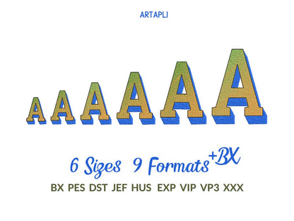 Ombre Block Shadow Font