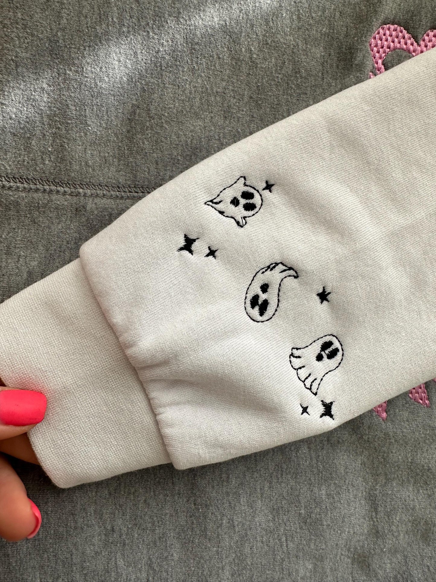 Magic Ghost Trio – Halloween embroidery pattern by Artapli