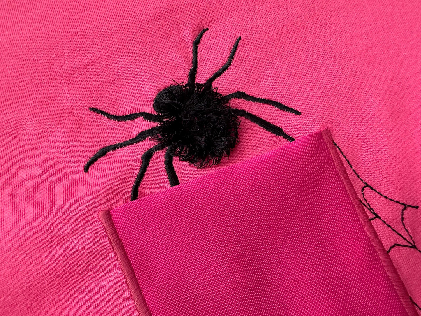Halloween Fringed Fluffy Spider Pocket Spooky Kids Outfit Pocket Machine Embroidery Designs in the Hoop ITH Project Awesome Genuine Pocket - Etsy