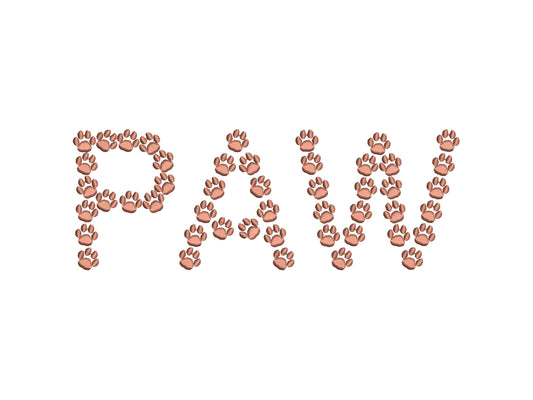 Dog Puppy Paw Font