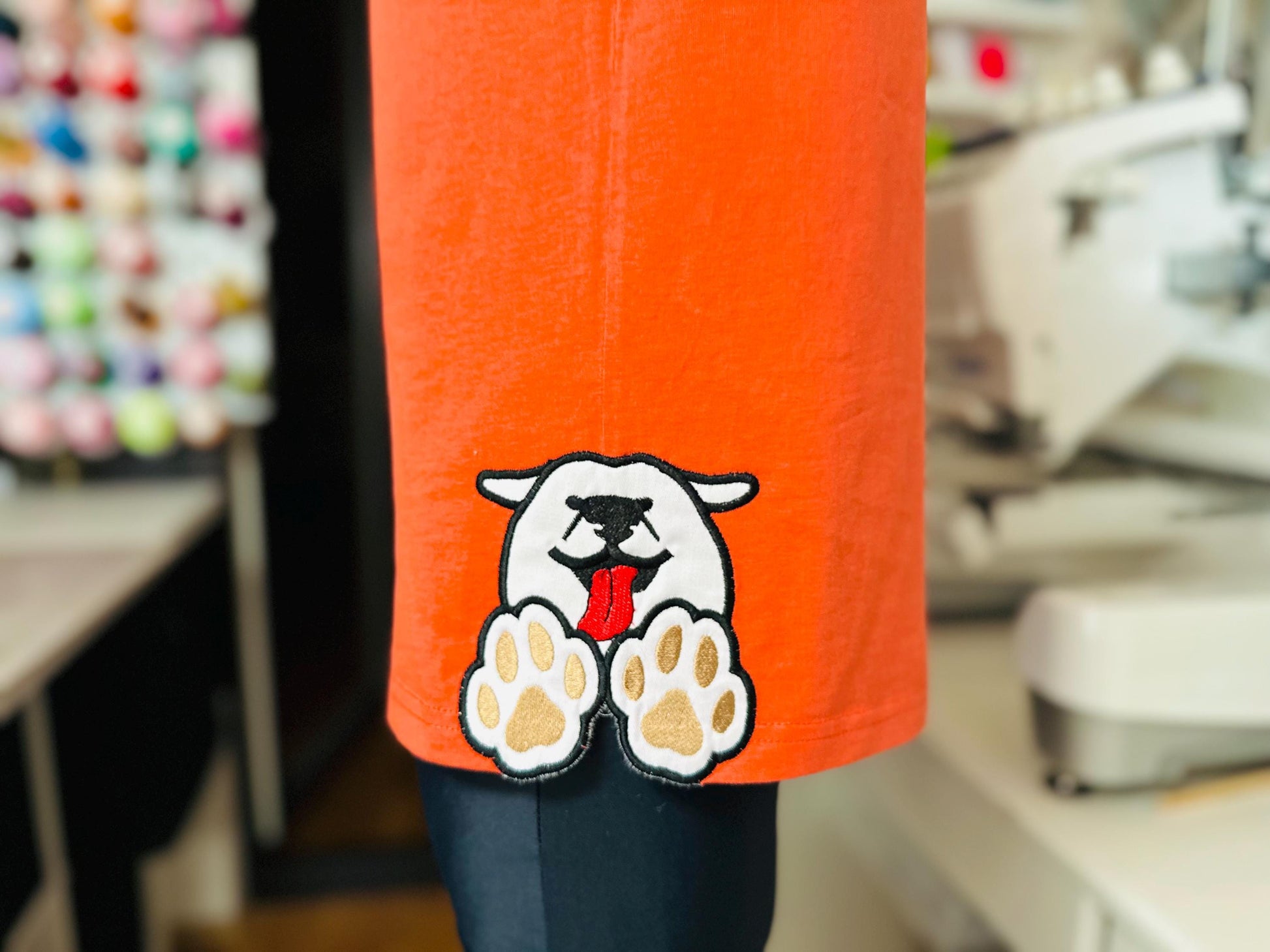 Puppy Bow Split side seam cutout Side Bow Applique machine embroidery designs Trendy Pet Dog lovers Apparel Sweatshirts T-Shirts 4 8 inch