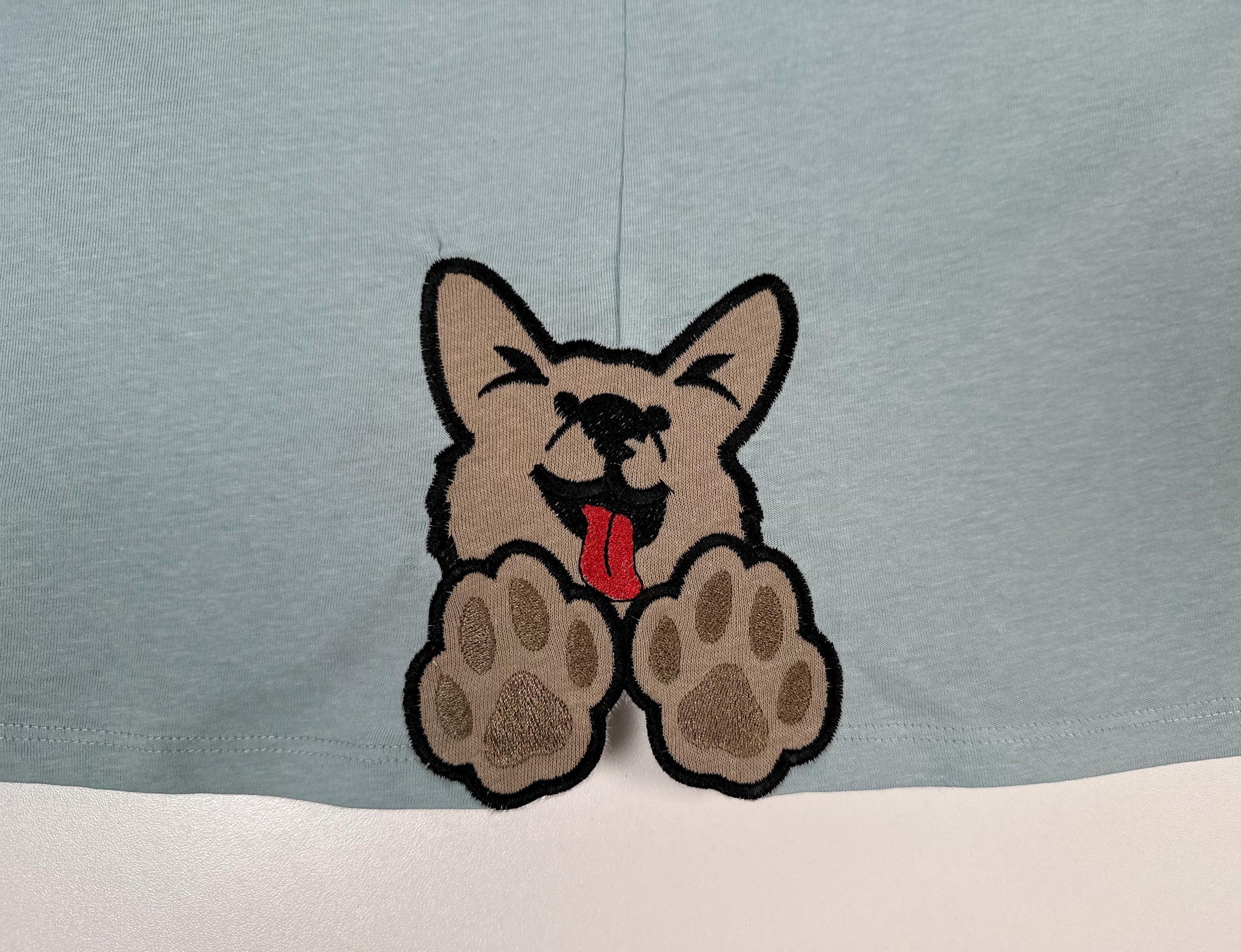 Puppy Bow Split side seam cutout Side Bow Applique machine embroidery designs Trendy Pet Dog lovers Apparel Sweatshirts T-Shirts 4 8 inch