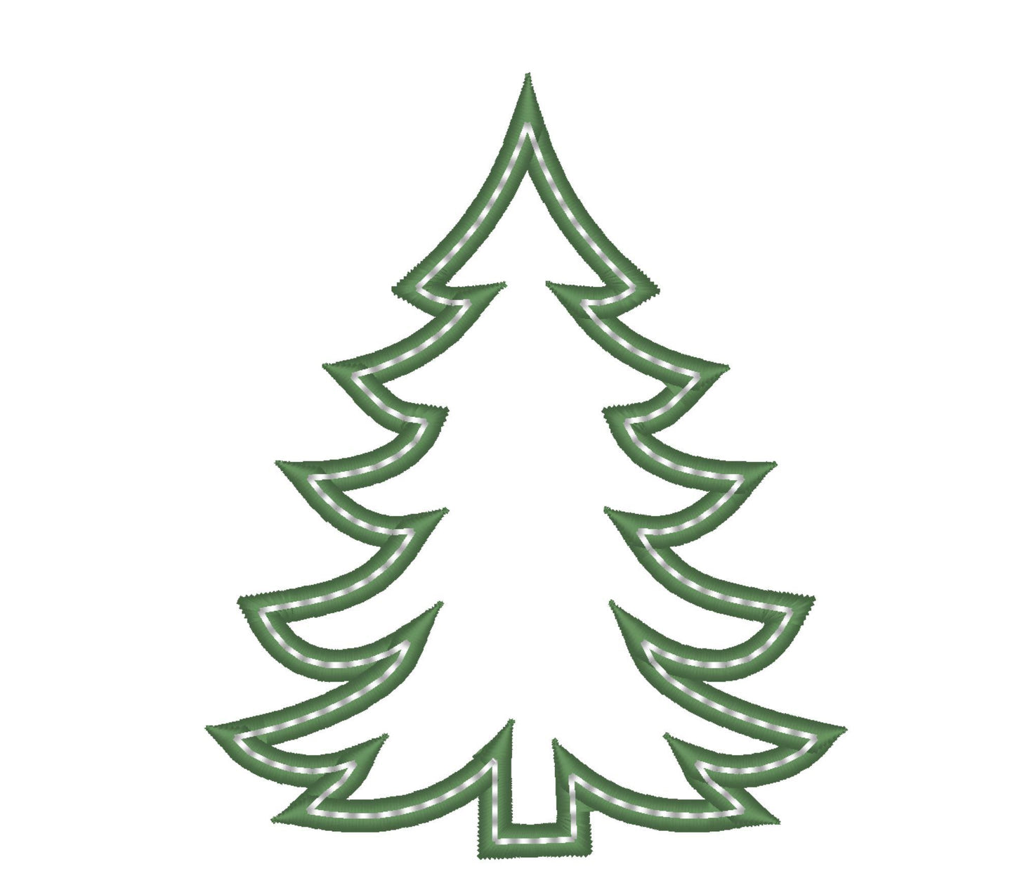 Classic Simply Christmas tree Woodlands Tree Applique Triple Applique design Christmas tree  embroidery designs 4x4 5x7 6x10 Sweatshirt