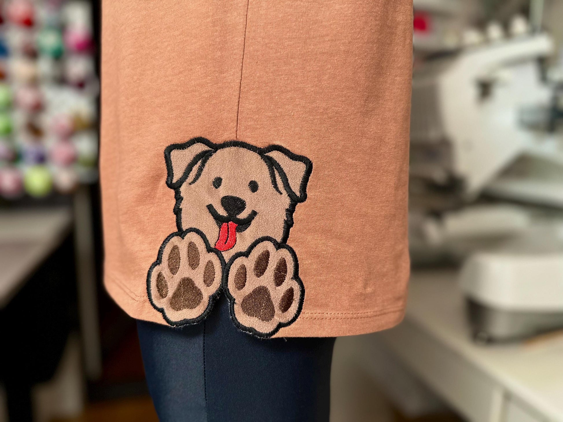 Puppy Bow Split side seam cutout Side Bow Applique machine embroidery designs Trendy Pet Dog lovers Apparel Sweatshirts T-Shirts 4 8 inch