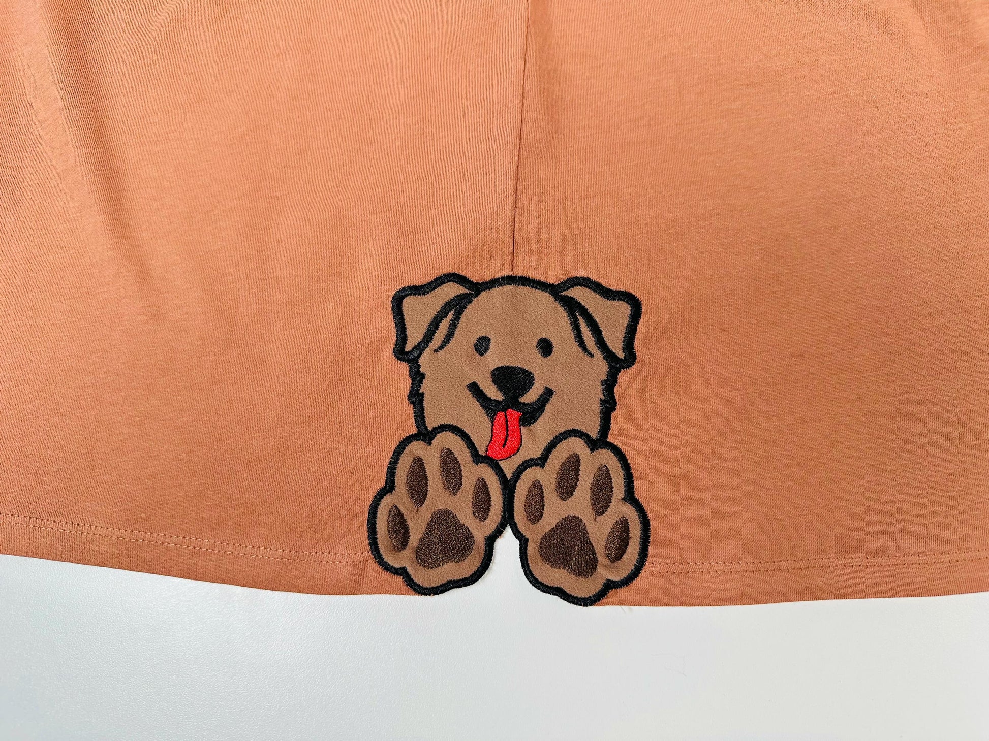 Puppy Bow Split side seam cutout Side Bow Applique machine embroidery designs Trendy Pet Dog lovers Apparel Sweatshirts T-Shirts 4 8 inch