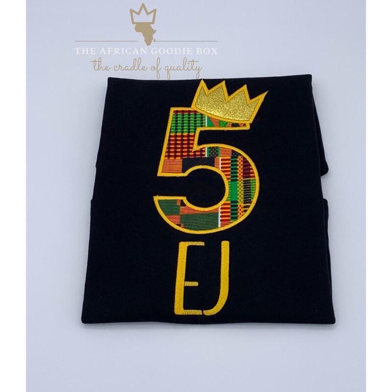 King Crown Birthday Numbers 1-9 Applique machine embroidery designs for Boys