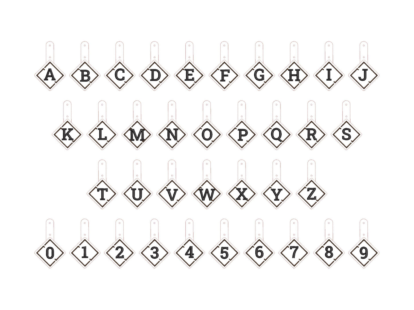Diamond Labyrinth Keychain