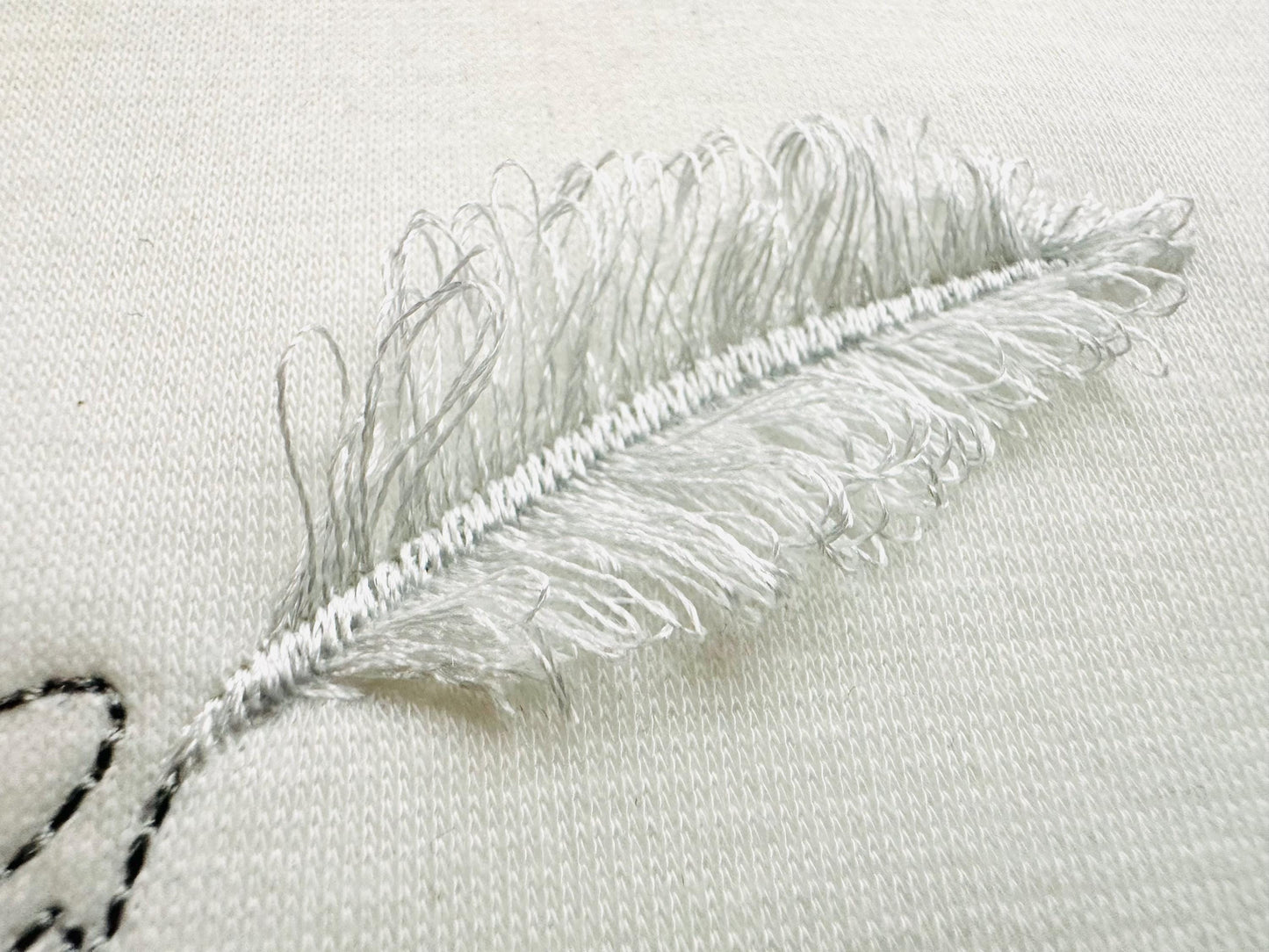 Free Saying Fringed Feather Machine Embroidery Designs Bold Saying Tattoo Fringe in the Hoop for Hoop 4x4 Simple Cute Fuzzy Fluffy Feather - Etsy