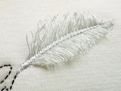 Free Saying Fringed Feather Machine Embroidery Designs Bold Saying Tattoo Fringe in the Hoop for Hoop 4x4 Simple Cute Fuzzy Fluffy Feather - Etsy