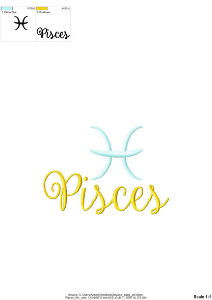 Zodiac Signs SET of 12 Machine Embroidery Designs Astrology Horoscope Gift Idea Virgo Aries Taurus Gemini Leo Libra Scorpio Capricorn Pisces - Etsy