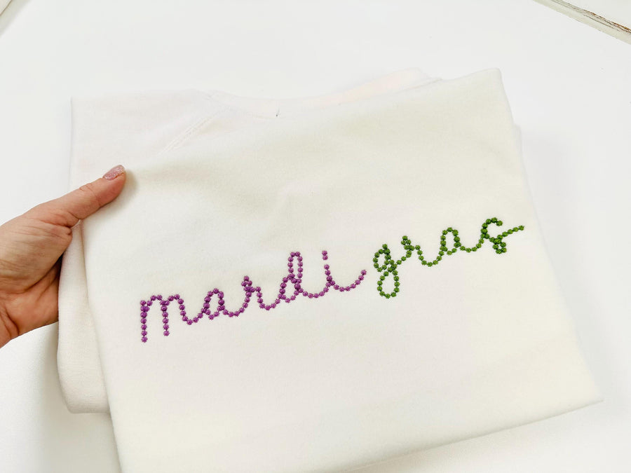 Pearl stitch handwritten script Font machine embroidery designs Pearl line alphabet