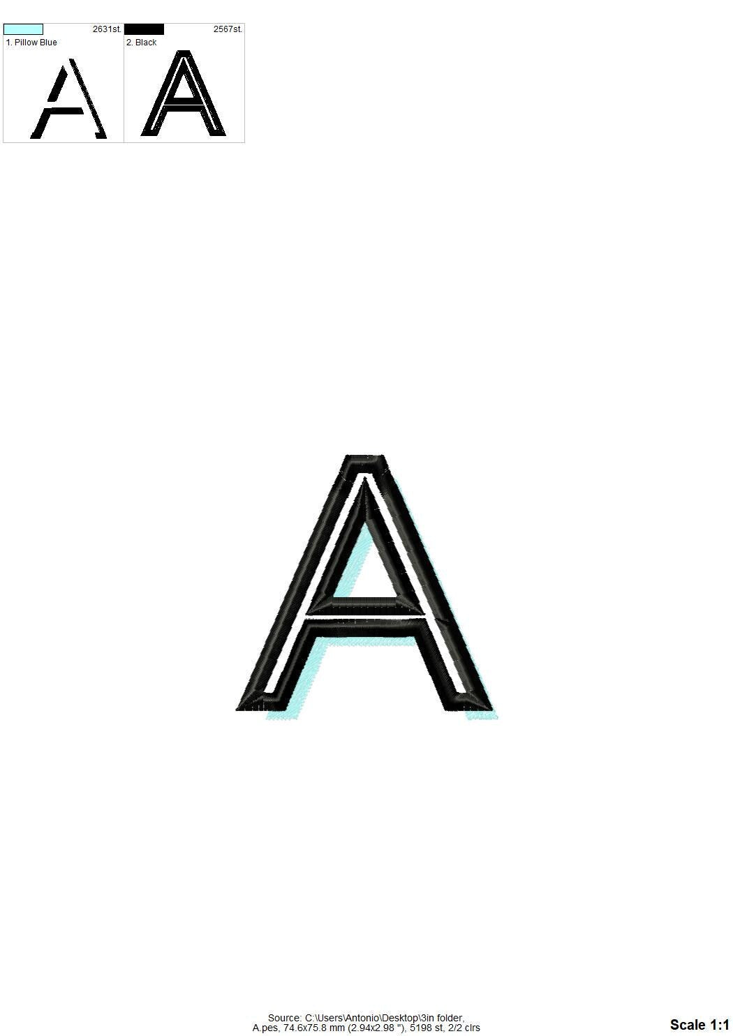 Shadow Athlete Block Font