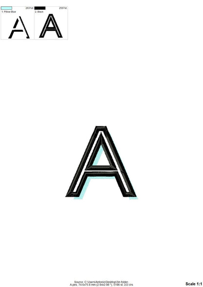 Shadow Athlete Block Font