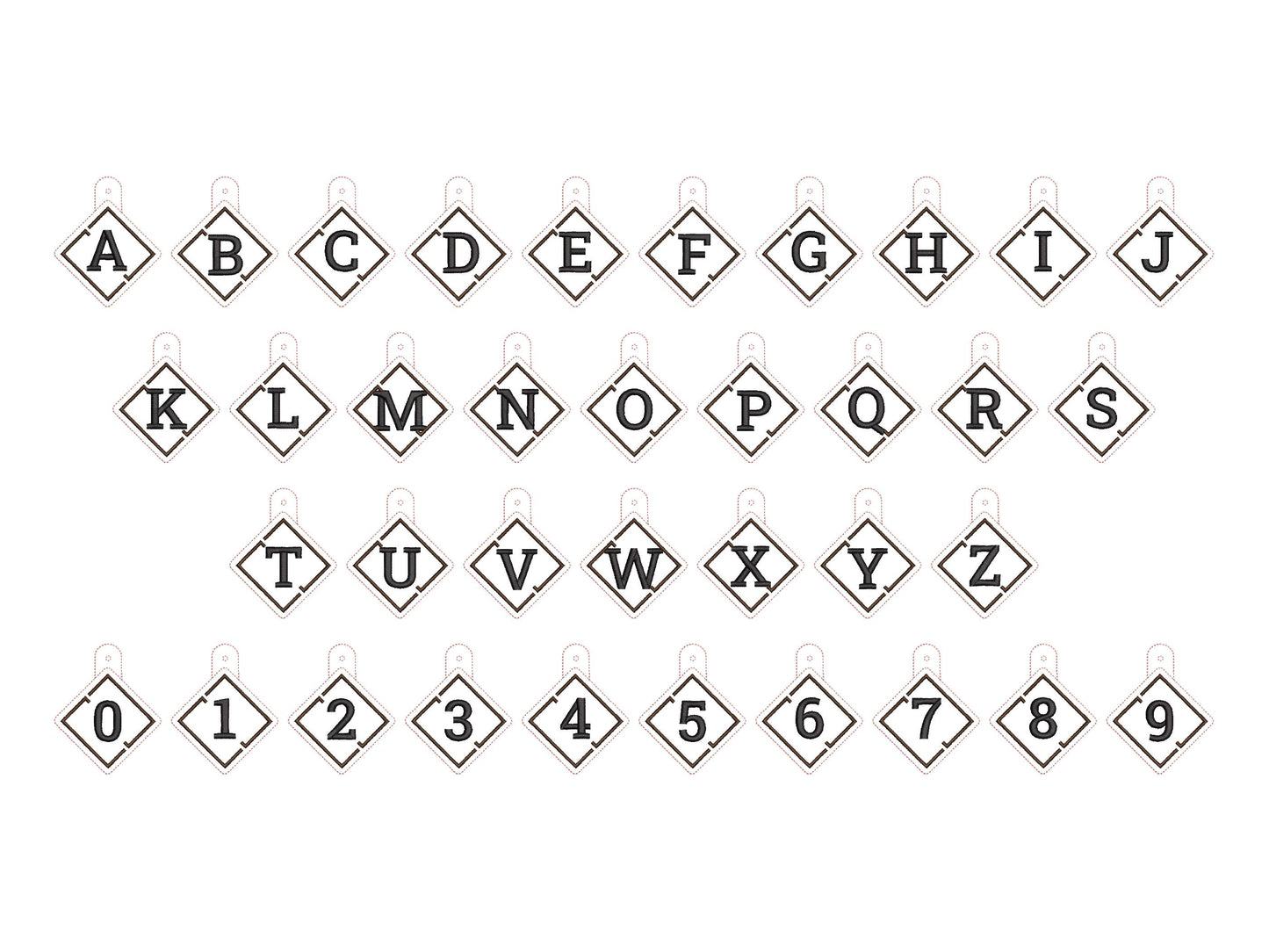 Diamond Labyrinth Keychain