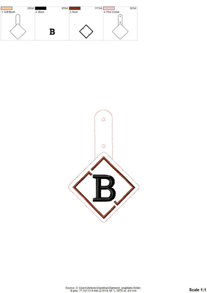 Diamond Labyrinth Keychain