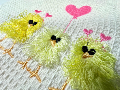 Cute Little Chicks Machine Embroidery Designs Fringed Fluffy Chick Chenille Farm Bird Small Chicken Baby Awesome Fur Design Kids Shirt - Etsy