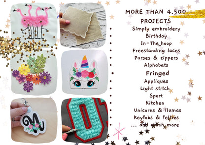 Light Chain Handwritten Font – Light machine embroidery pattern by Artapli