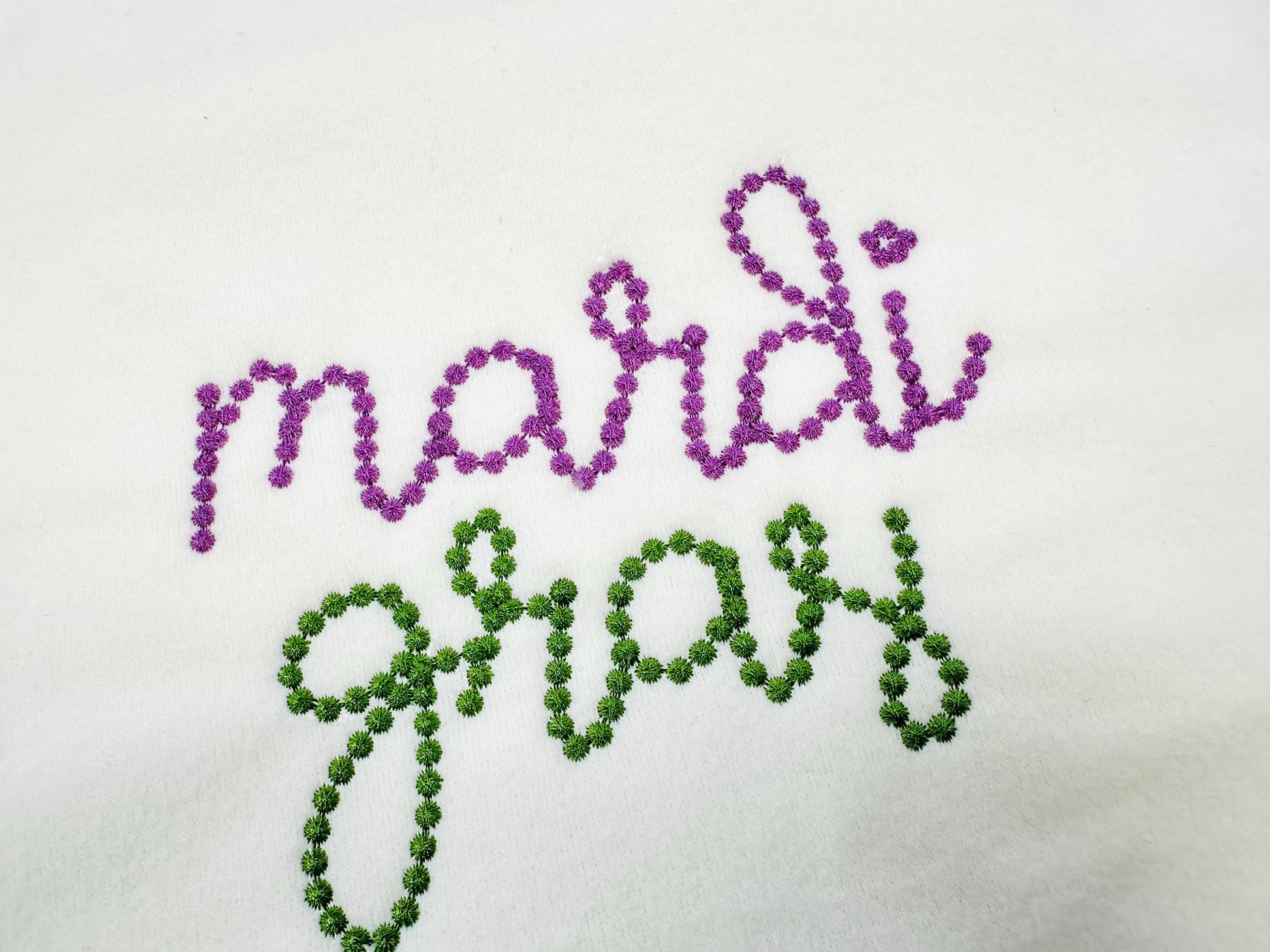 Pearl stitch Font machine embroidery designs awesome Pearl line monogram handwritten script alphabet letters numbers sizes 1.8 up to 4.5in