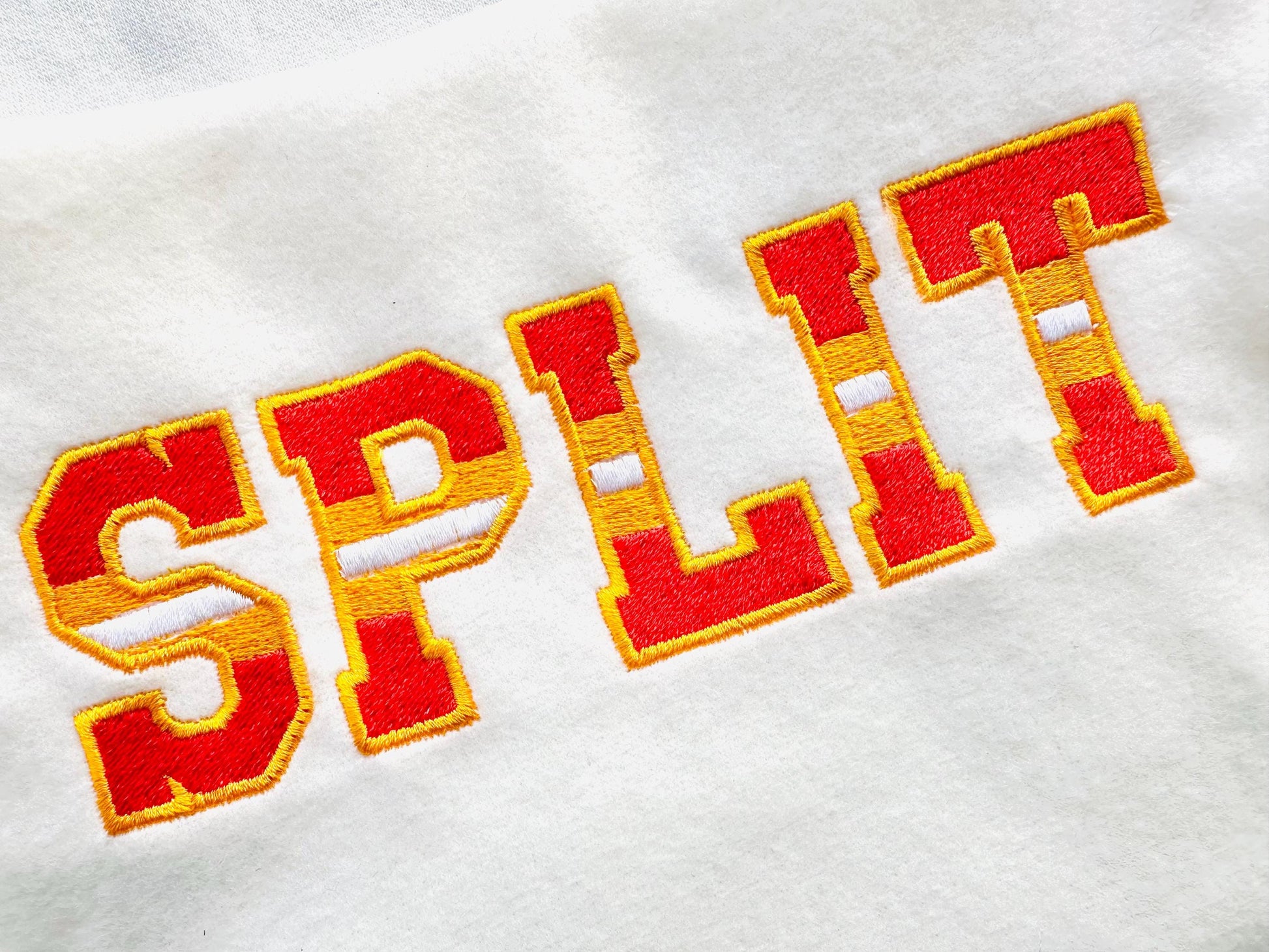 Sports Varsity Collegiate type FONT fill stitch and outline striped alphabet