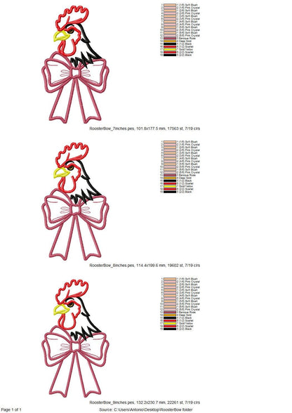 Farm Rooster Split Side Seam - image 6