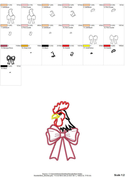 Farm Rooster Split Side Seam - image 7