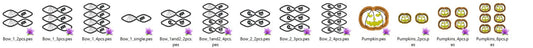 Halloween Bow Set of 2 – Instant Download | Artapli