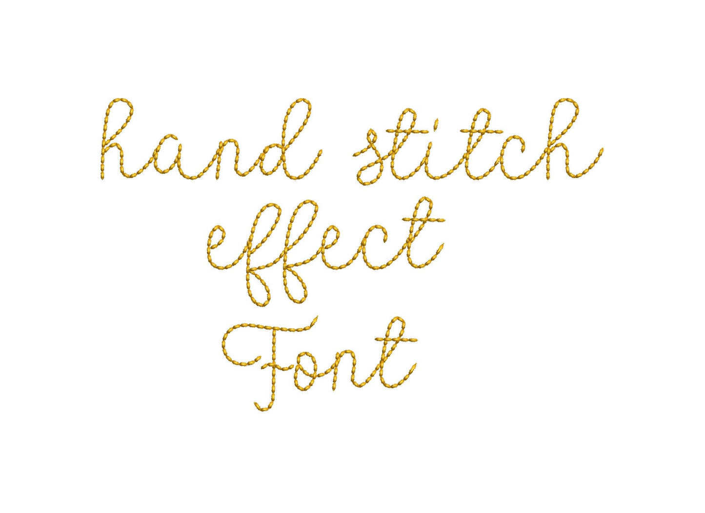 Hand stitch effect FONT Tala machine embroidery designs assorted sizes handwritten script font alphabet letters kids baby seed stitch