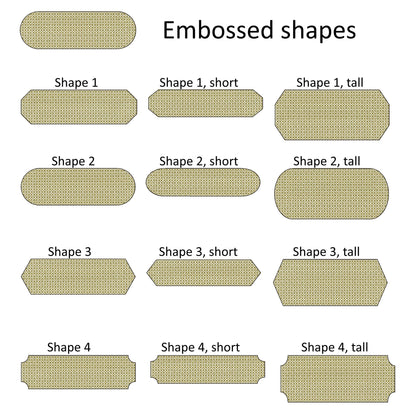 Embossed shape cloud for terry towel initial monogram frame basement stitch shape machine embroidery designs assorted sizes