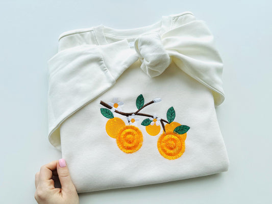 Fringed Fluffy Orange Citrus Fruit SET of 3 Types Fluffy Fringe Floral Branch Garden Farm Kitchen Machine Embroidery Designs Assorted Sizes - Etsy