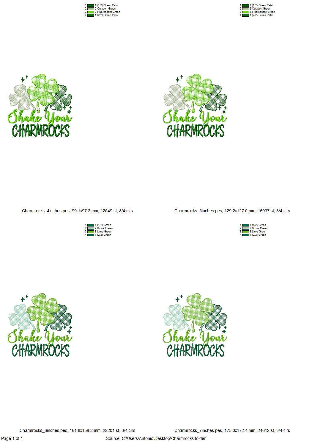 Shake Your Charmrocks Saying