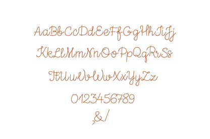 Rope stitch FONT Rodeo Cowboy Alphabet Monogram letters Machine Embroidery Designs handwritten script Font many sizes 1.7 up to 5.4in, BX