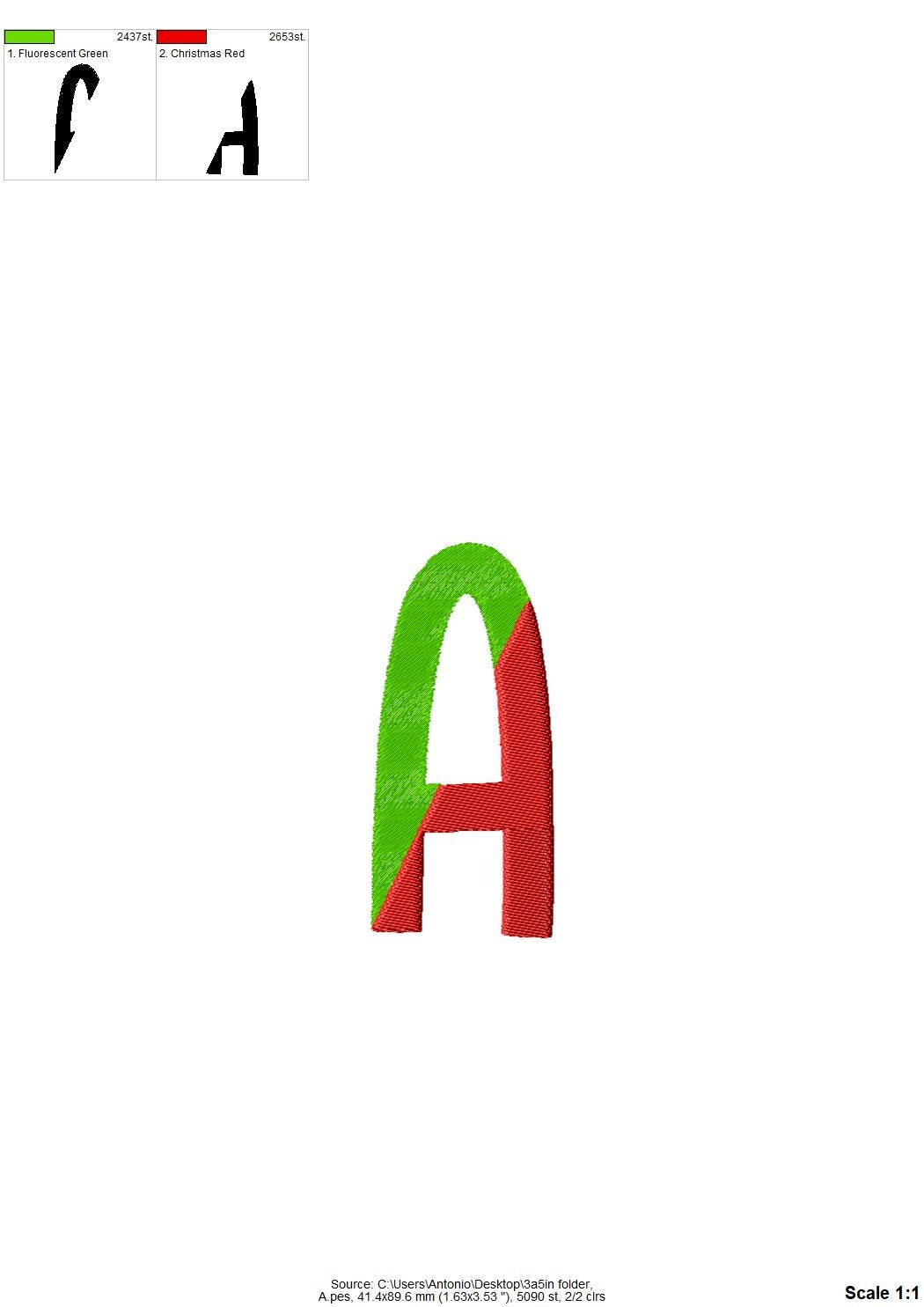 Fill stitch Split Font Sunkissed alphabet divided monogram letters machine embroidery designs kids bold font many sizes