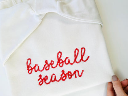 NEW! Baseball stitch FONT sports softball handwritten font script alphabet letters machine embroidery designs multiple sizes 1 up to 3.4 in