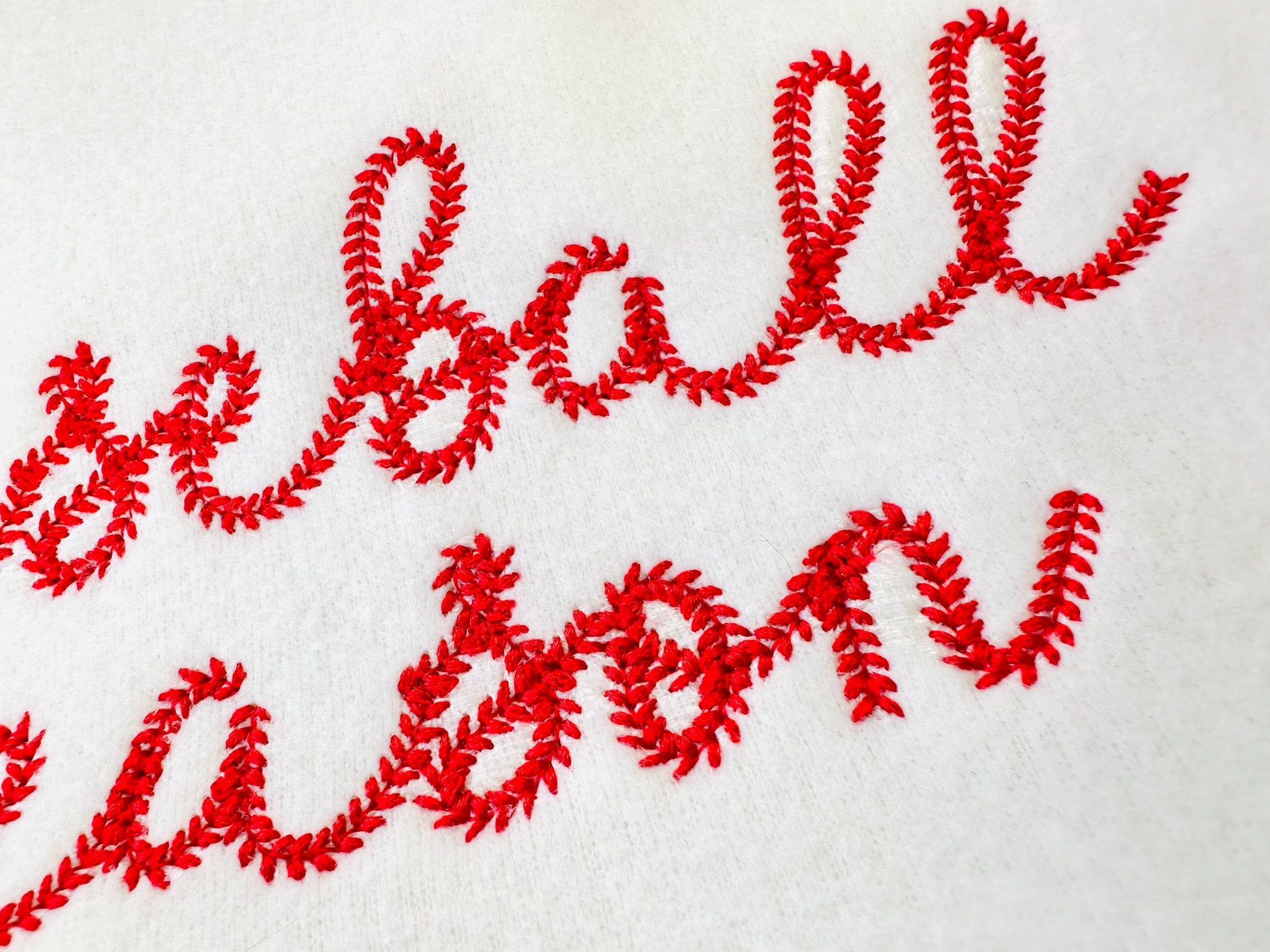 NEW! Baseball stitch FONT sports softball handwritten font script alphabet letters machine embroidery designs multiple sizes 1 up to 3.4 in