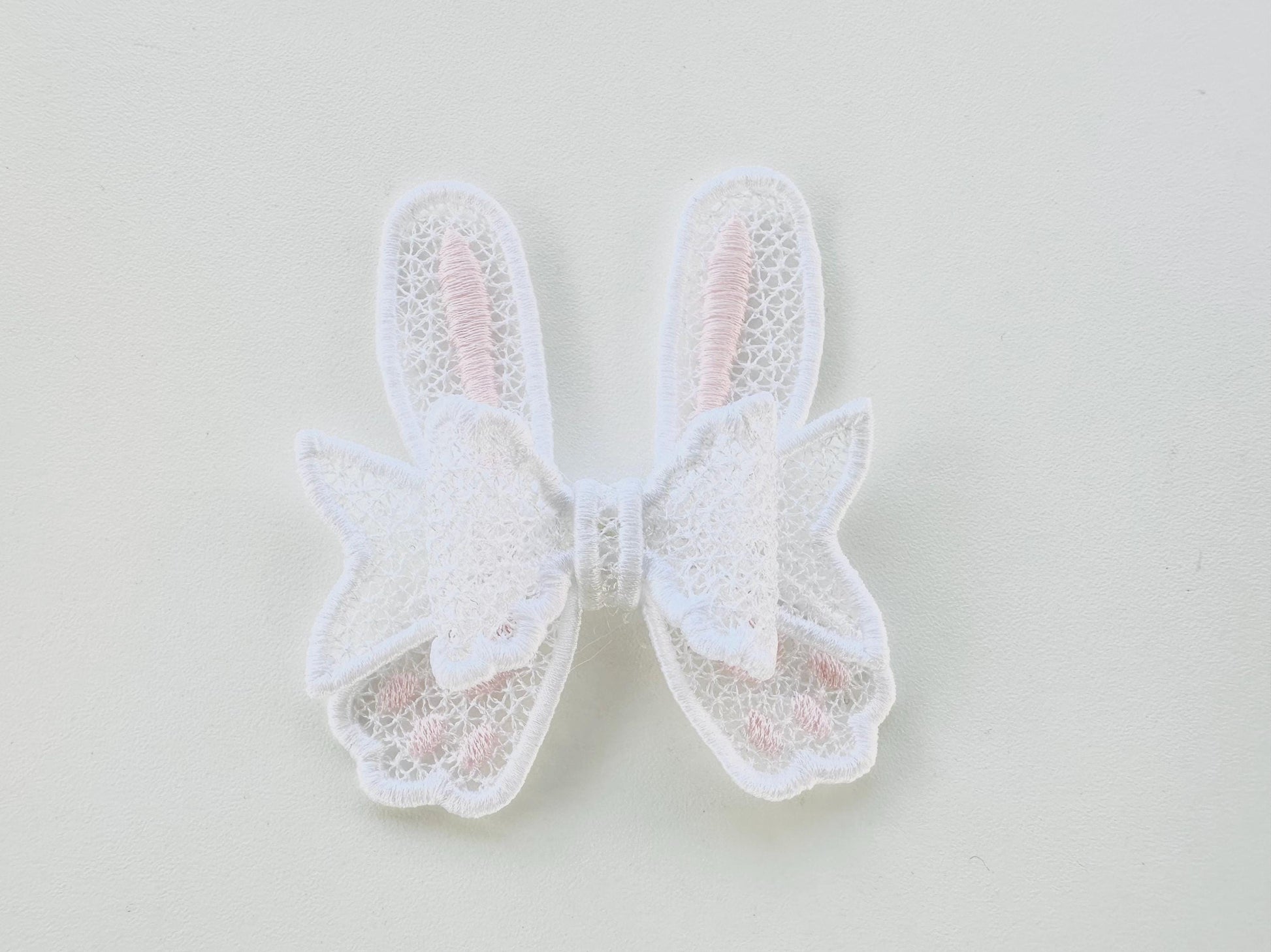 Cute Bunny Bow for little girls Hair Clip Ornament Decoration Accent FSL freestanding lace machine embroidery designs sizes for hoop 5x7